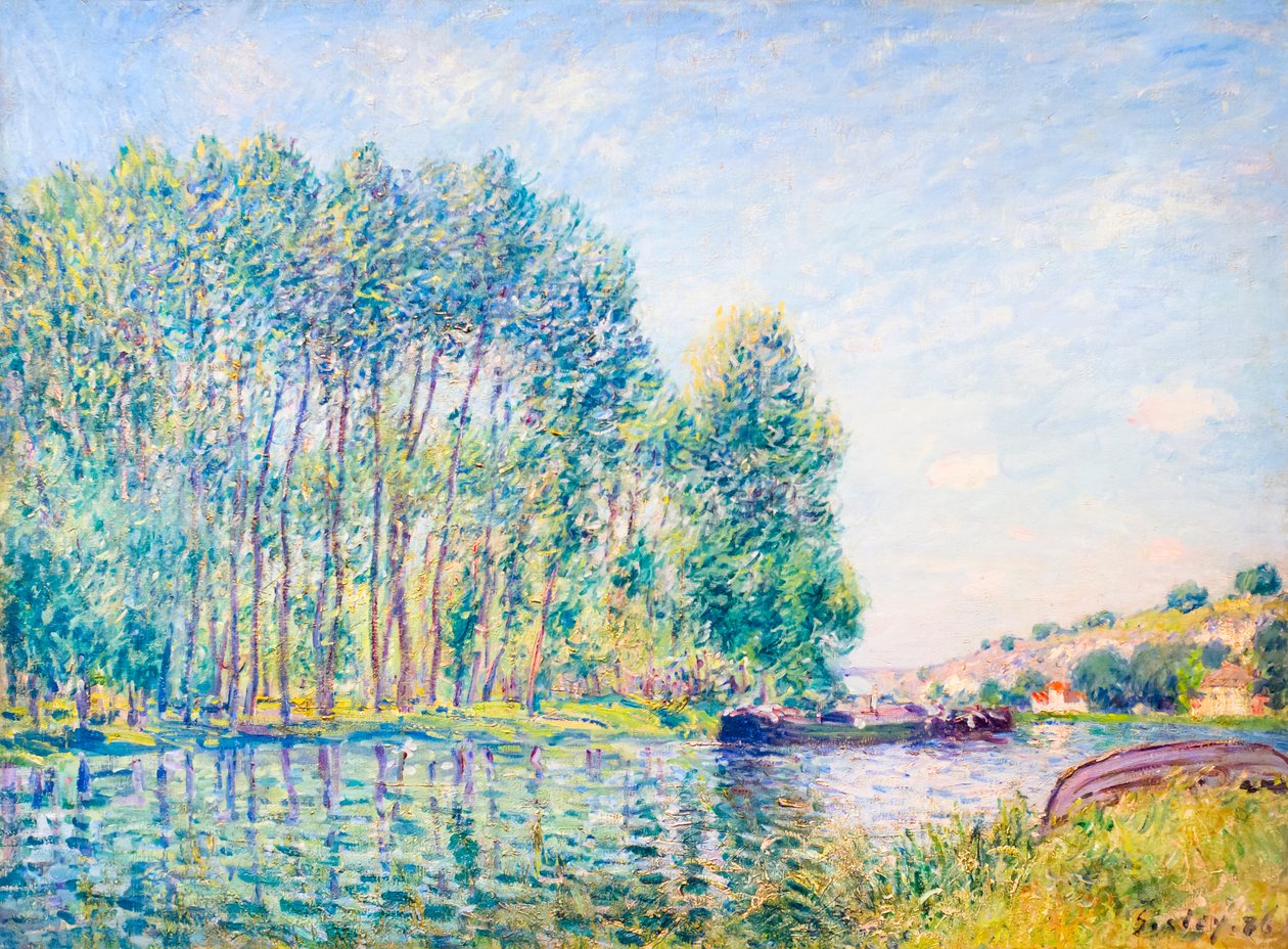 Loingin mutka Moretissa od Alfred Sisley