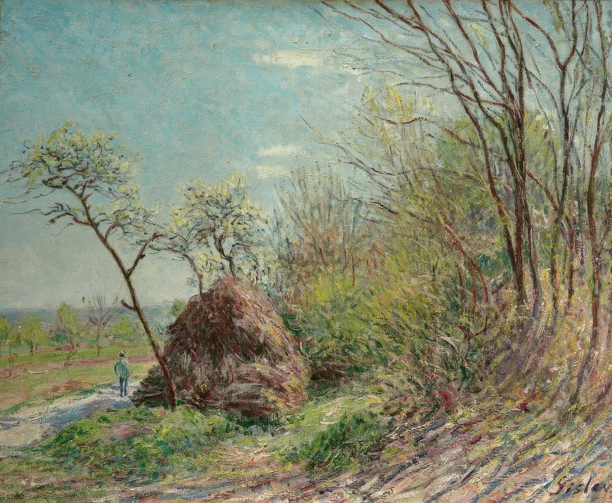 Na okraji lesa-Les Sablons od Alfred Sisley