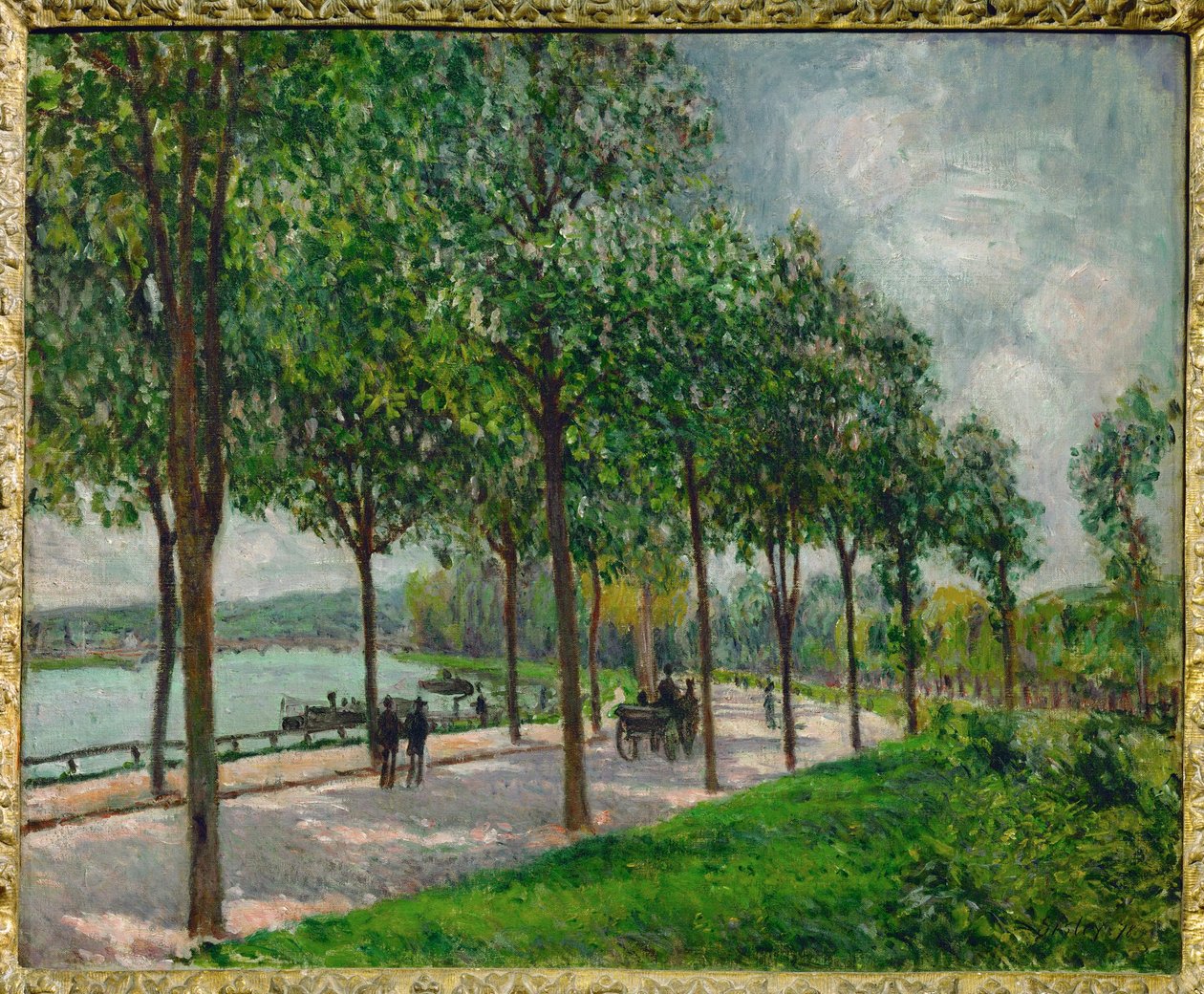 Allee des marroniers od Alfred Sisley