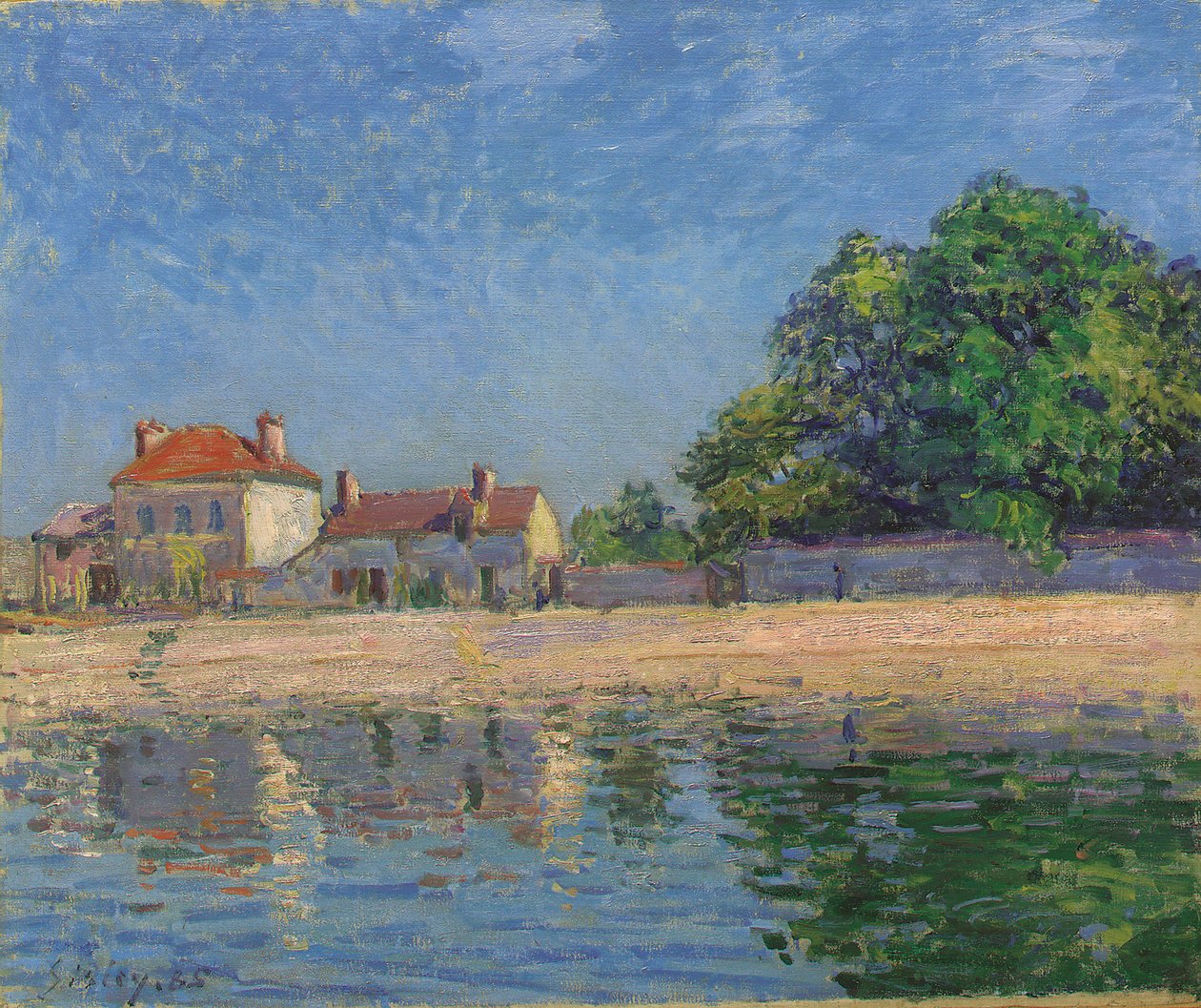 Banks of the Loing, Saint-Mammes, 1885 od Alfred Sisley
