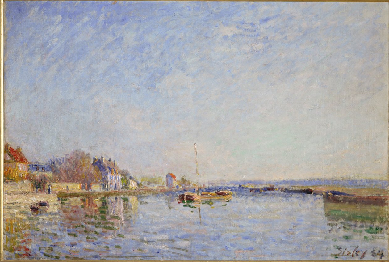 Canal du Loing od Alfred Sisley