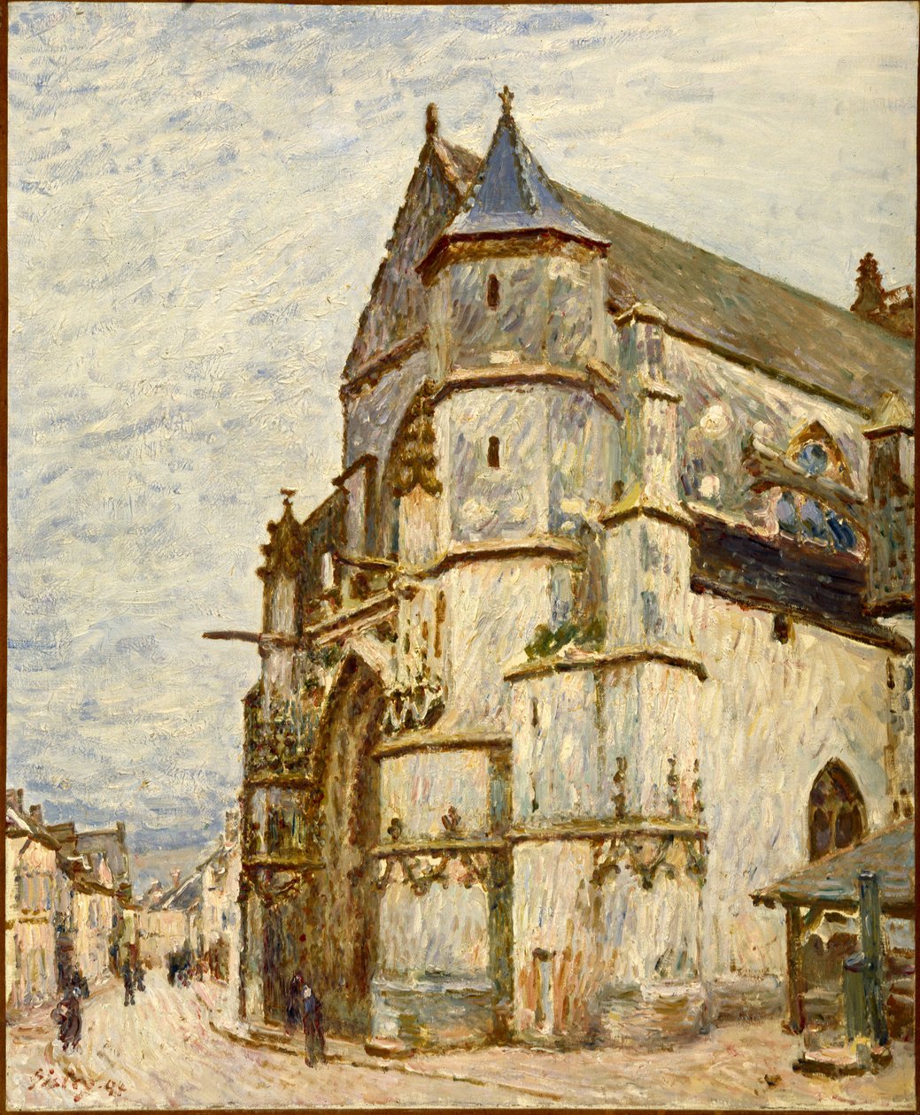 Kostel v Moretu po dešti, 1894 od Alfred Sisley