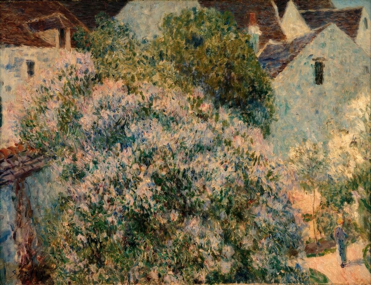 Šeřík v mé zahradě od Alfred Sisley