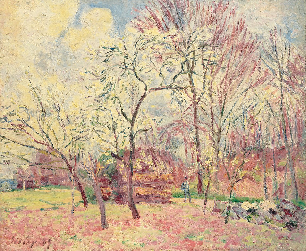 První jarní den v Moretu, 1889 od Alfred Sisley