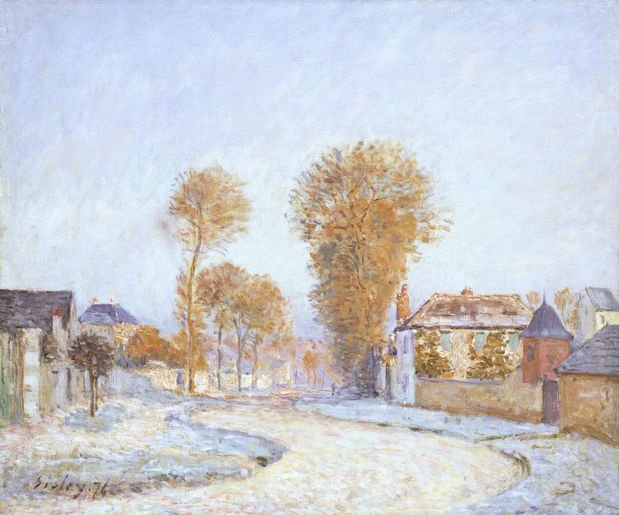 První mráz od Alfred Sisley
