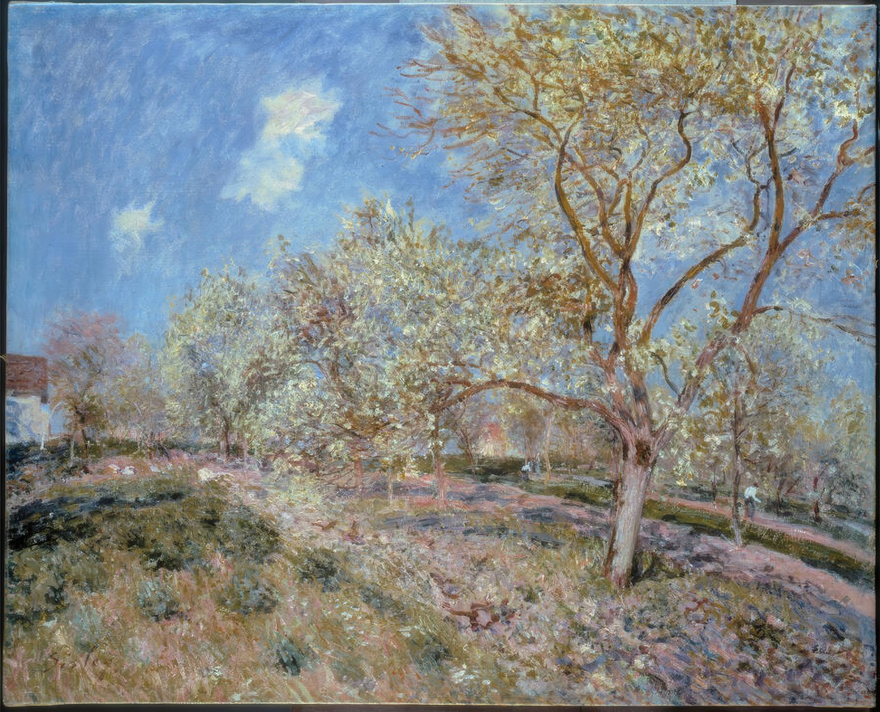 Jaro ve Veneux od Alfred Sisley