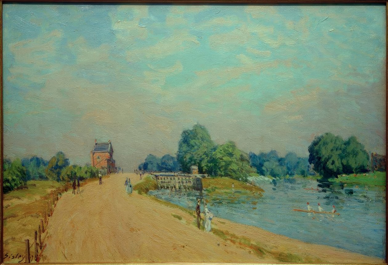 La Route de Hampton Court od Alfred Sisley
