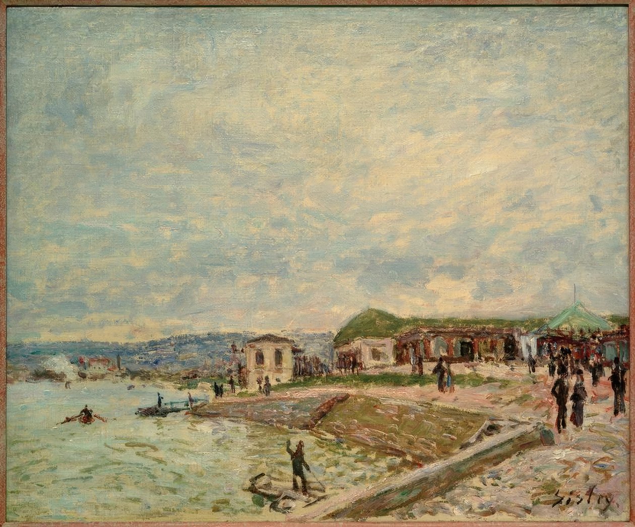 Seina v Point-du-Jour od Alfred Sisley