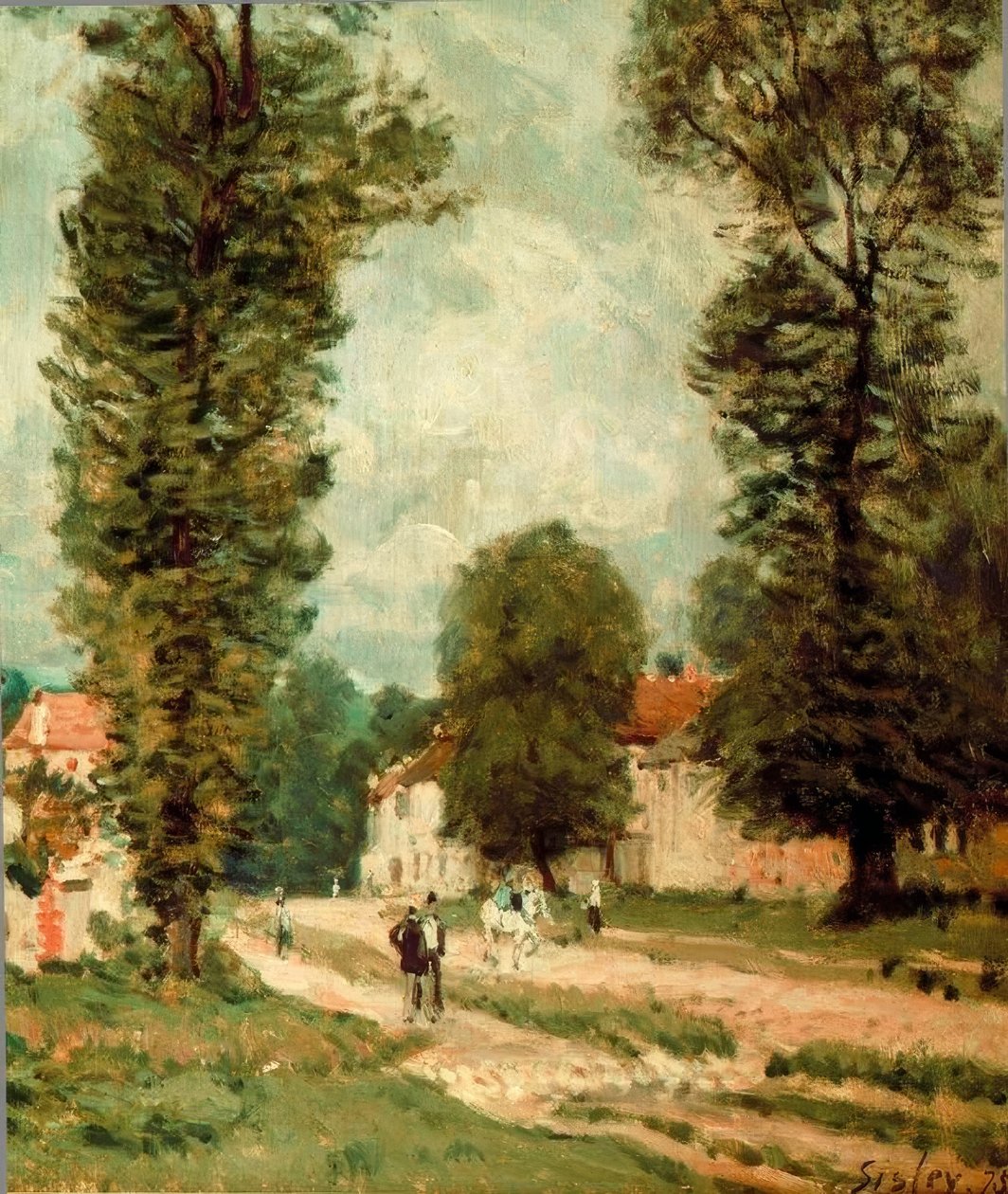 Cesta do Versailles od Alfred Sisley