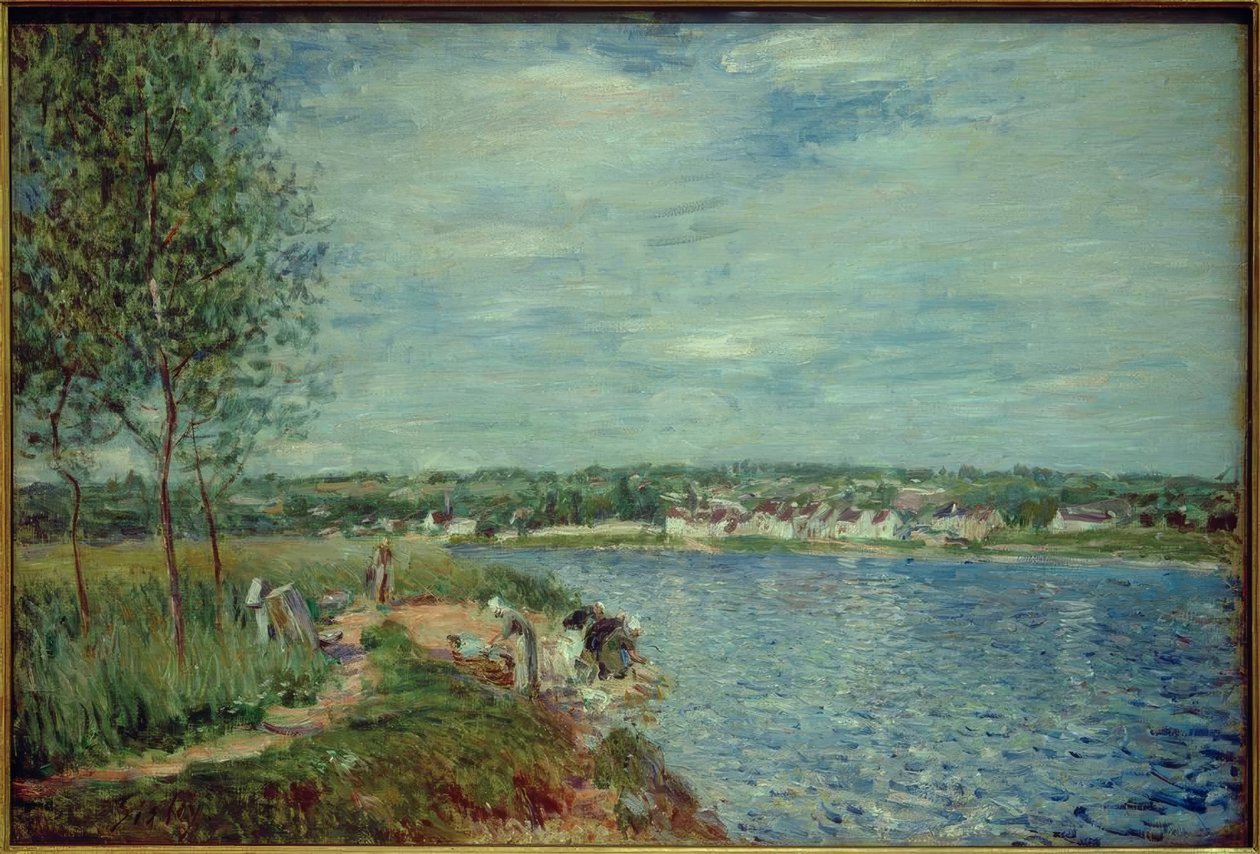 Podložky, poblíž Champagne od Alfred Sisley