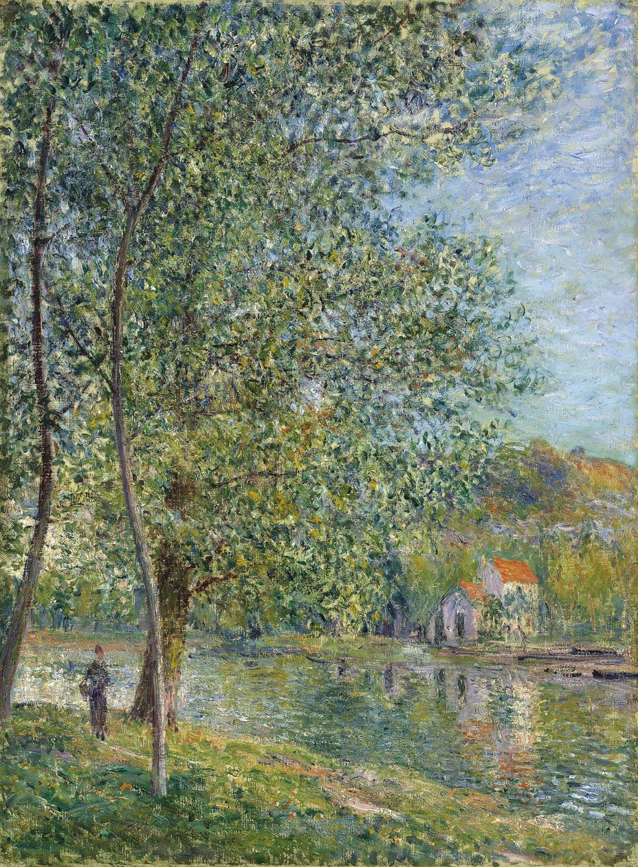 Ráno blízko Loingu; Matin pres du Loing, 1879 od Alfred Sisley