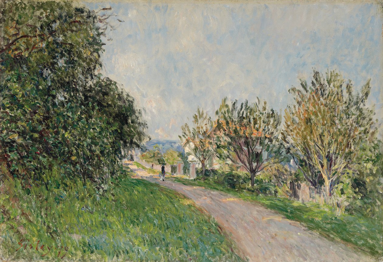 Cesta poblíž Sevres, 1879 od Alfred Sisley