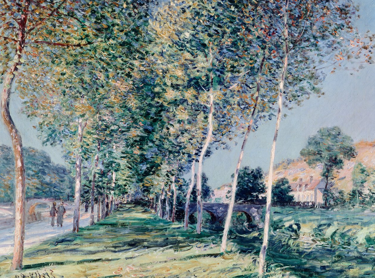 Alfred Sisley (1839-1899) Road to Louveciennes od Alfred Sisley