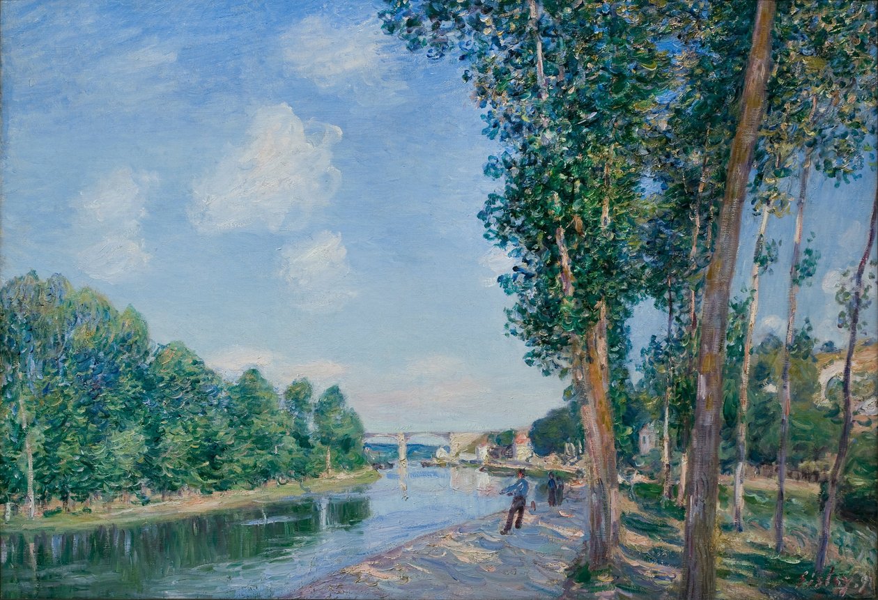 Saint-Mammès. Červnové slunce, 1892 od Alfred Sisley