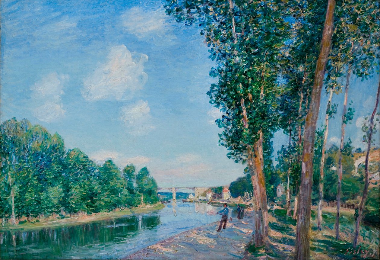 Svatá matka, slunce června - obraz Alfreda Sisleyho (1839-1899) od Alfred Sisley