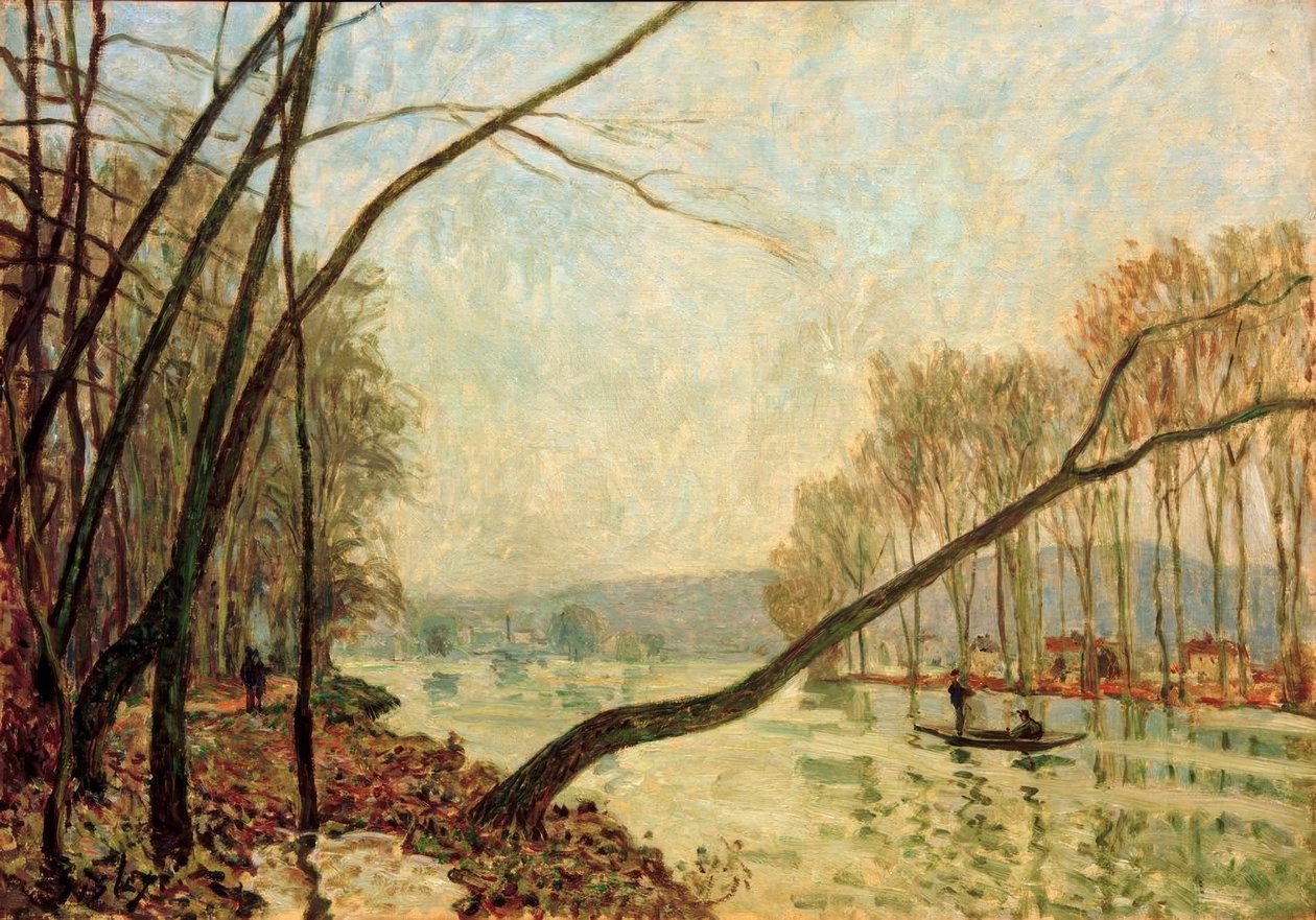 Břehy Seiny na podzim od Alfred Sisley