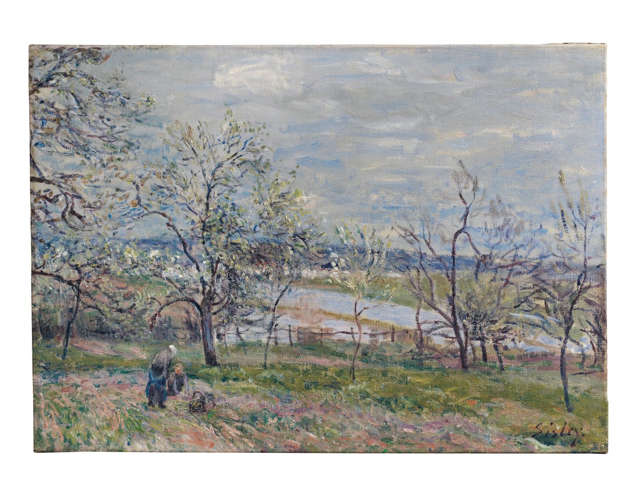 Jaro ve Veneux-Nadon, 1882 od Alfred Sisley