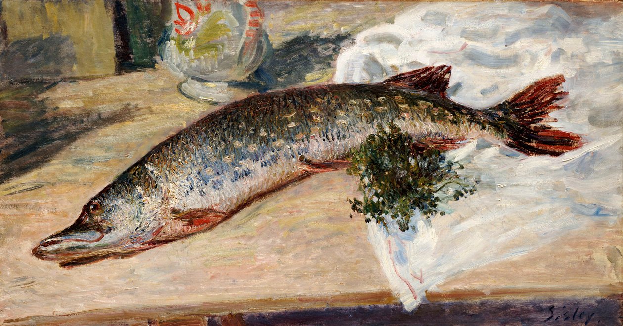 Štika, 1888 od Alfred Sisley