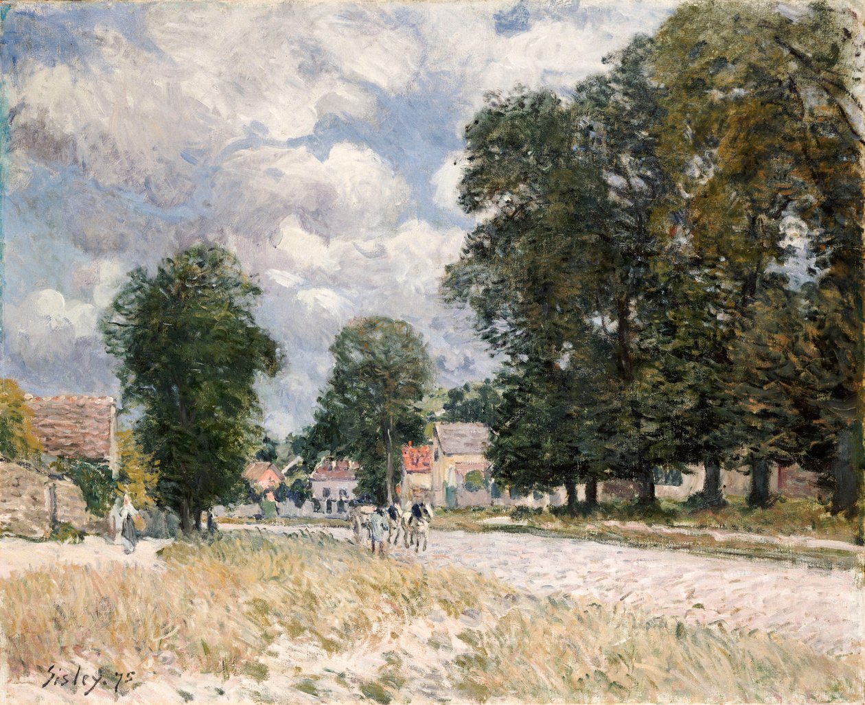 Cesta do Marly-le-Roi od Alfred Sisley