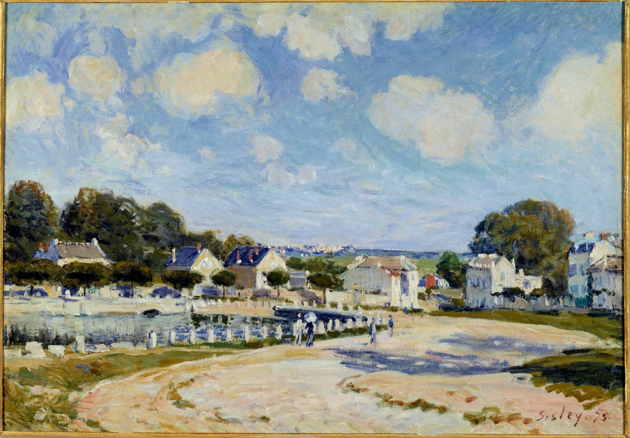 Napajedlo v Marly-le-Roi od Alfred Sisley