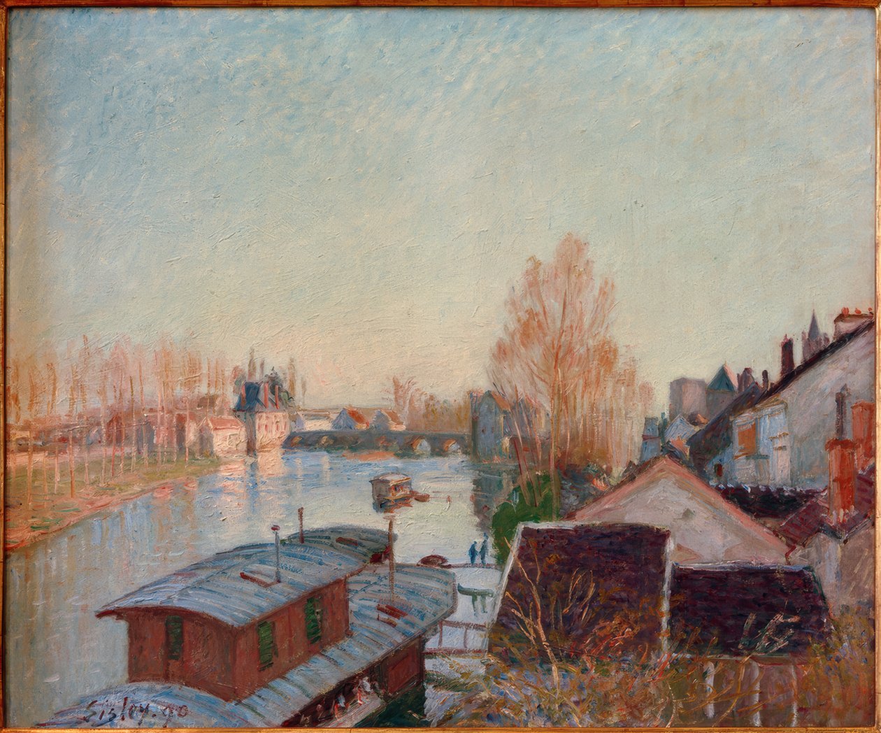 Ufer des Loing bei Moret od Alfred Sisley