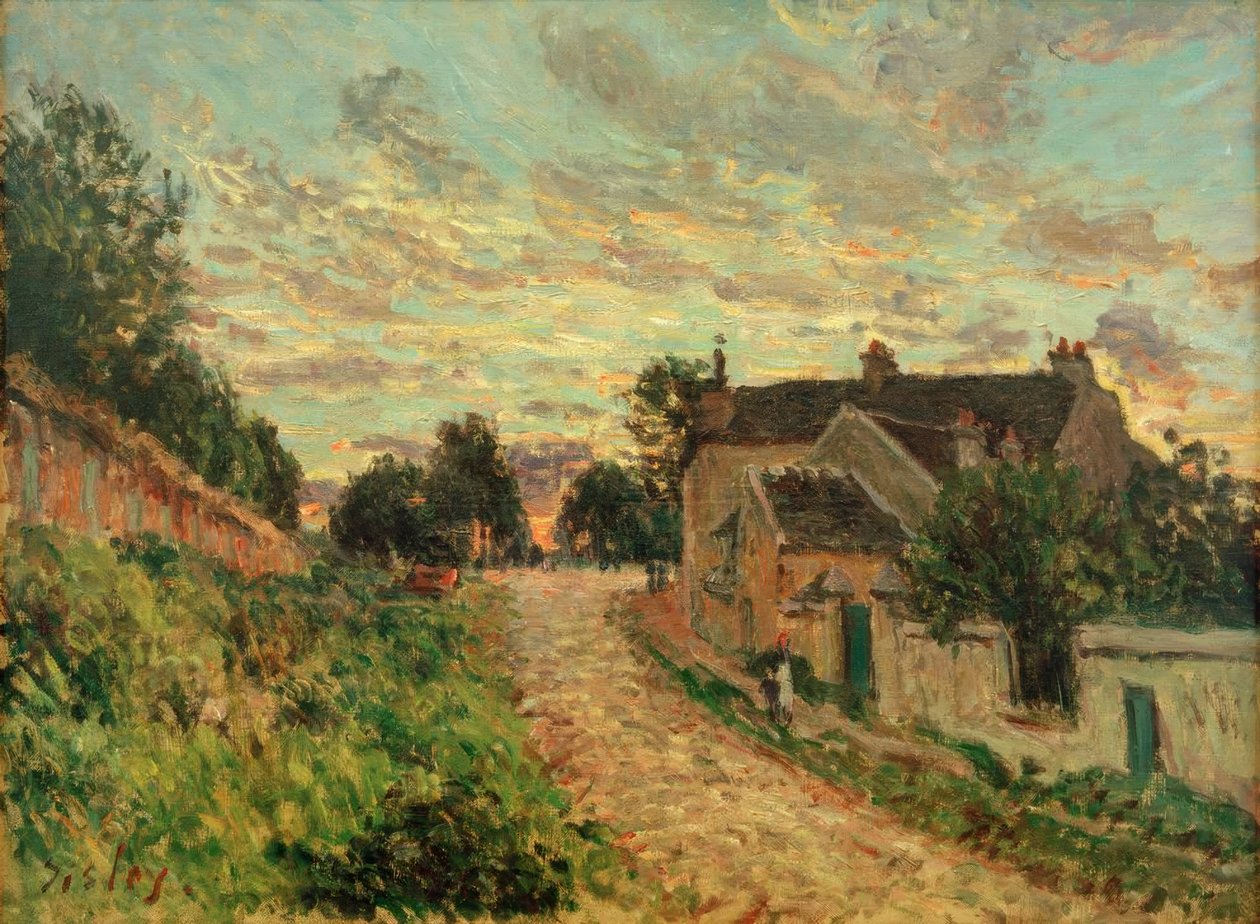 Cesta v Louvecienne od Alfred Sisley