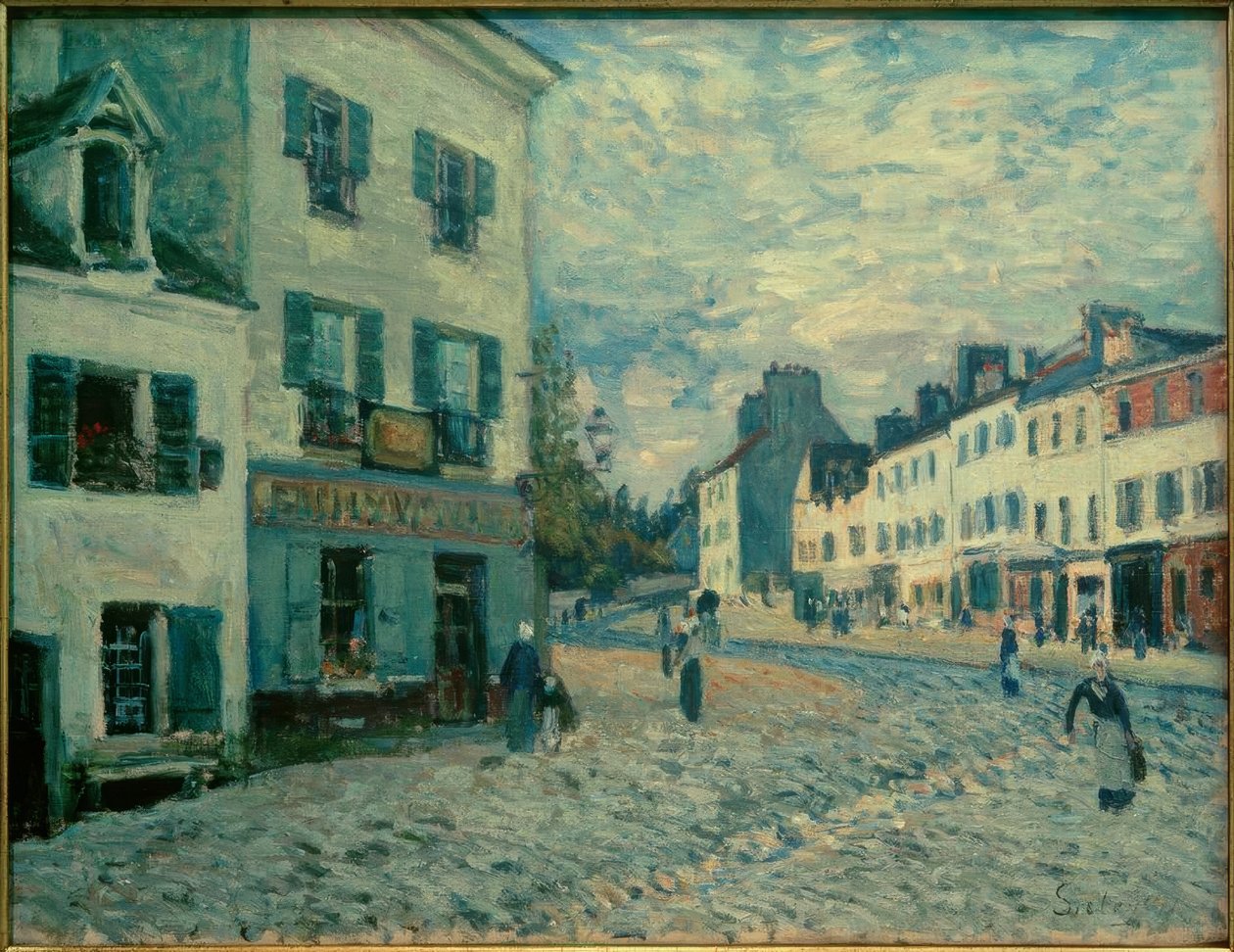 Ulice v Marly od Alfred Sisley