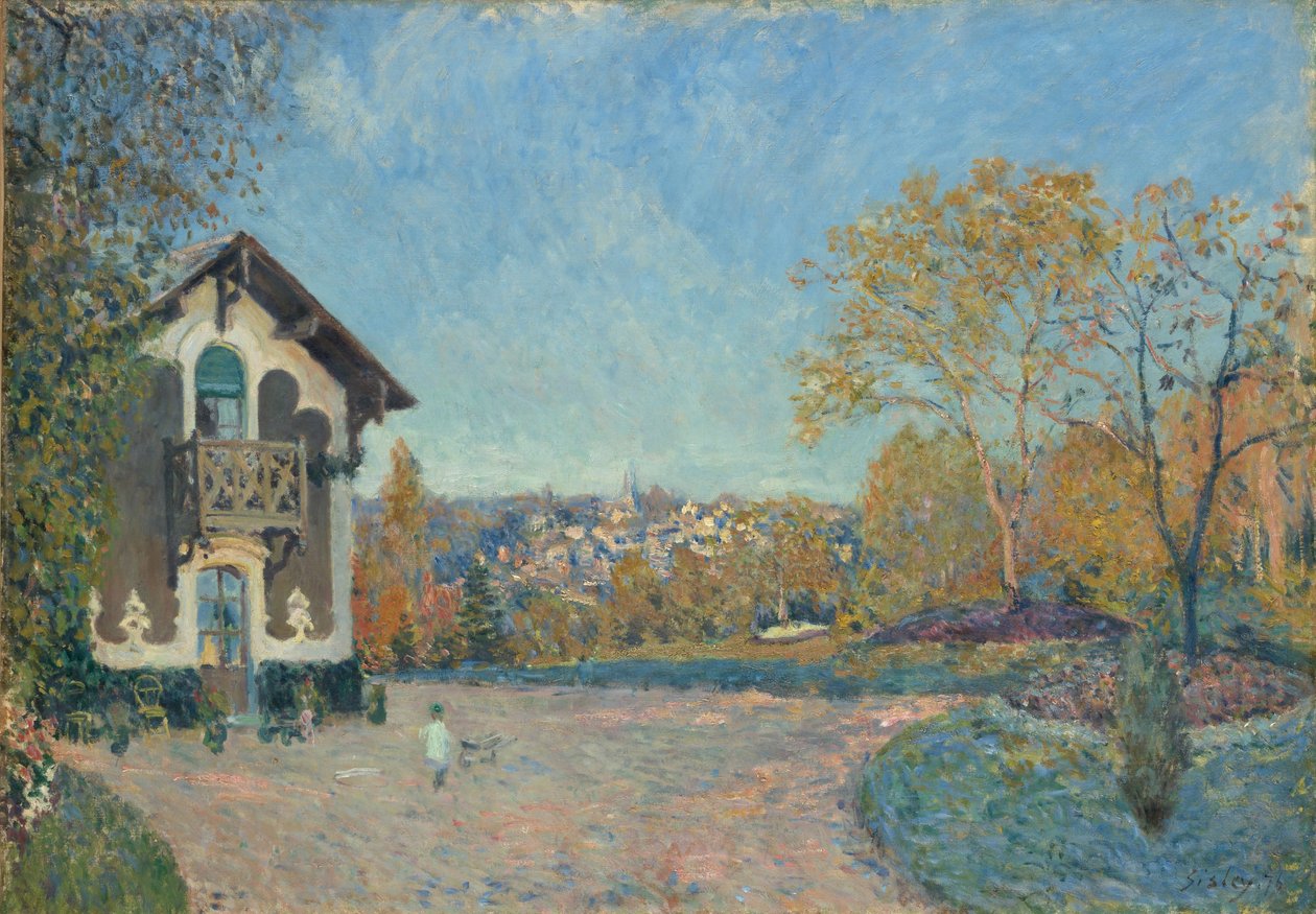 Pohled na Marly-le-Roi z Coeur-Volant od Alfred Sisley