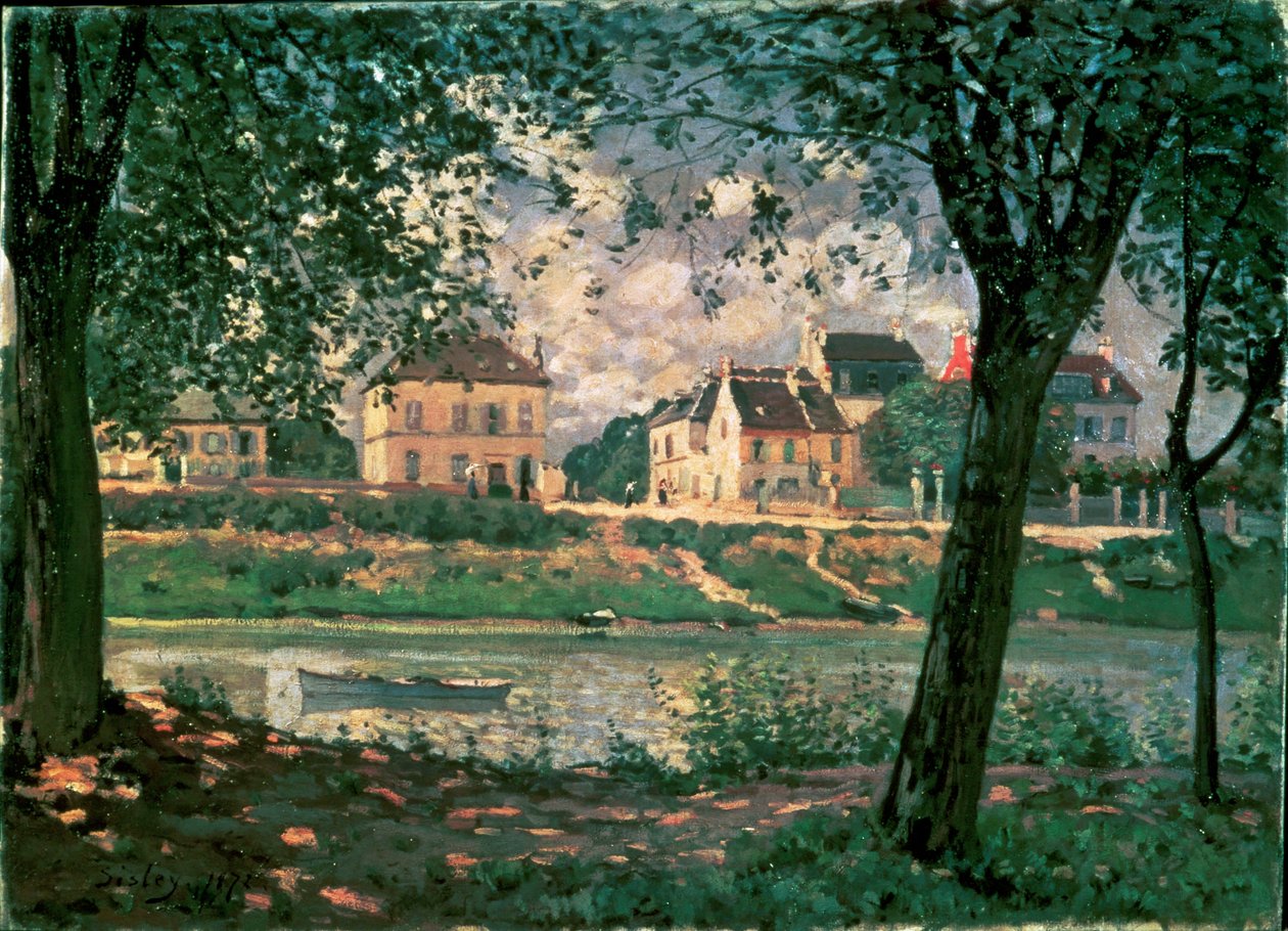 Vesnice u Seiny (malba na plátně) od Alfred Sisley