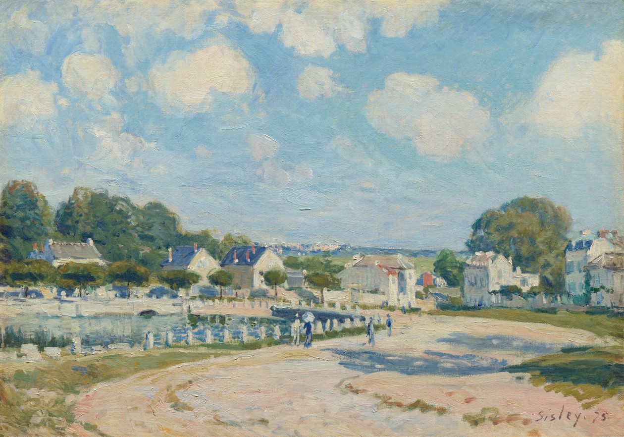 Napájecí místo v Marly od Alfred Sisley