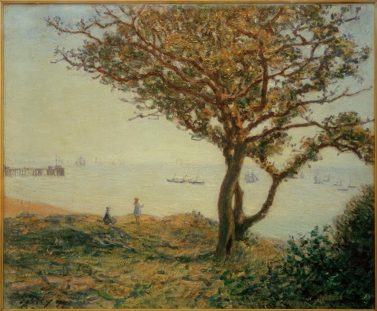 Cardiff Bay (lodě v Cardiff Bay) od Alfred Sisley