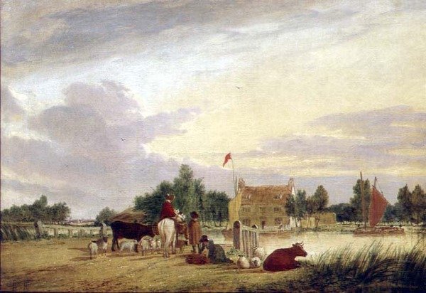 Buckenhamský trajekt od Alfred Stannard