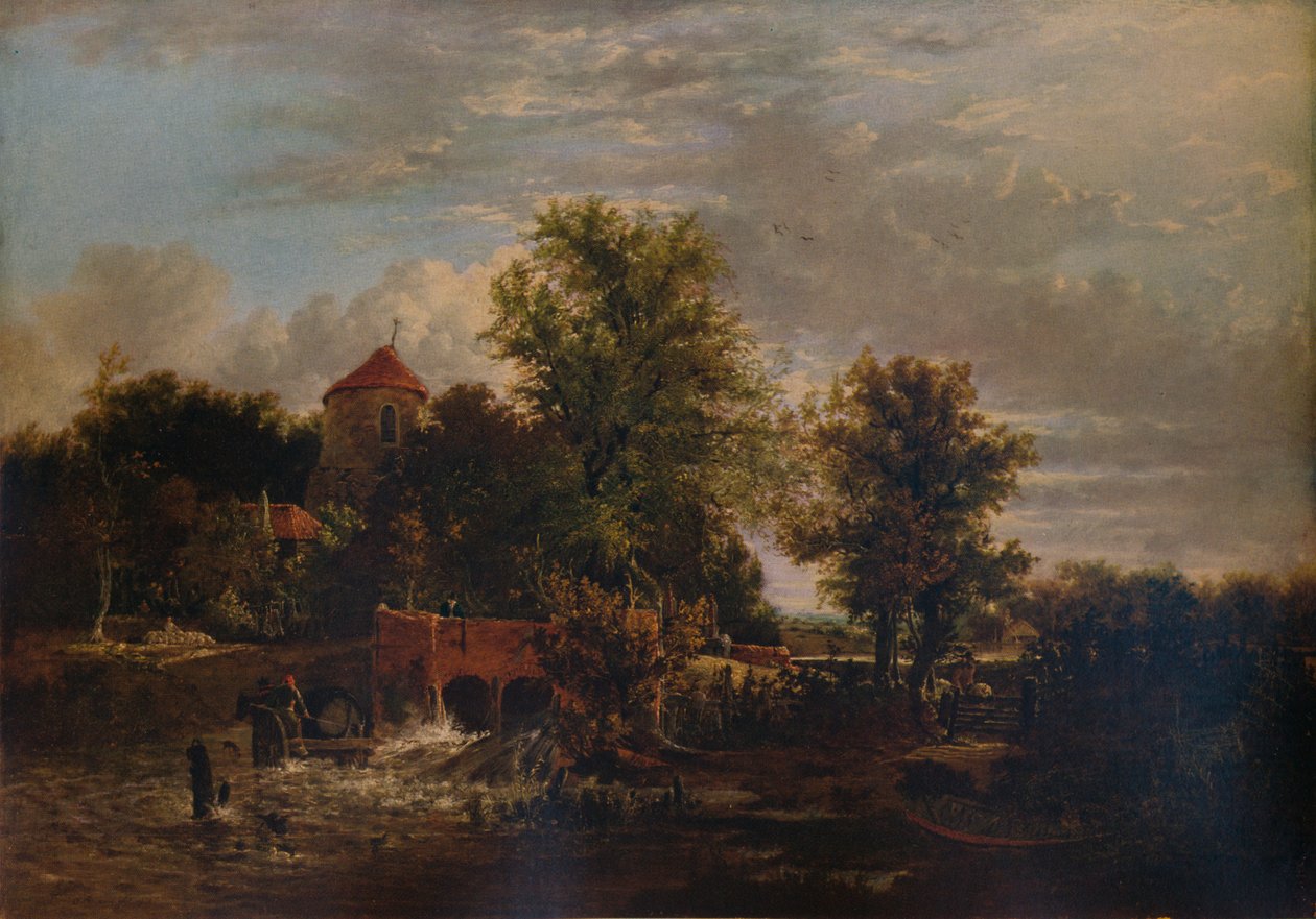 Stavidla na řece Western, c1832 od Alfred Stannard