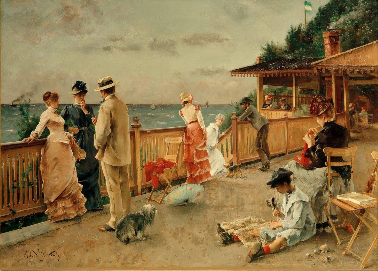 A. Stevens, Villa des Falaises, Sainte-Adresse od Alfred Emile Stevens