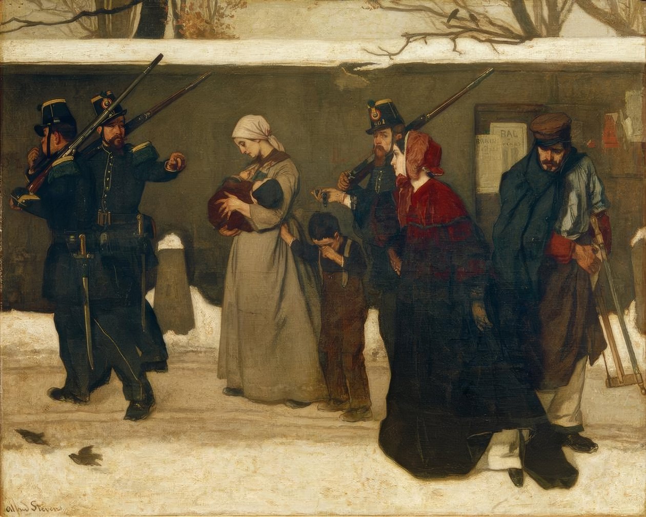 A.Stevens, Co se nazývá tuláctví od Alfred Emile Stevens