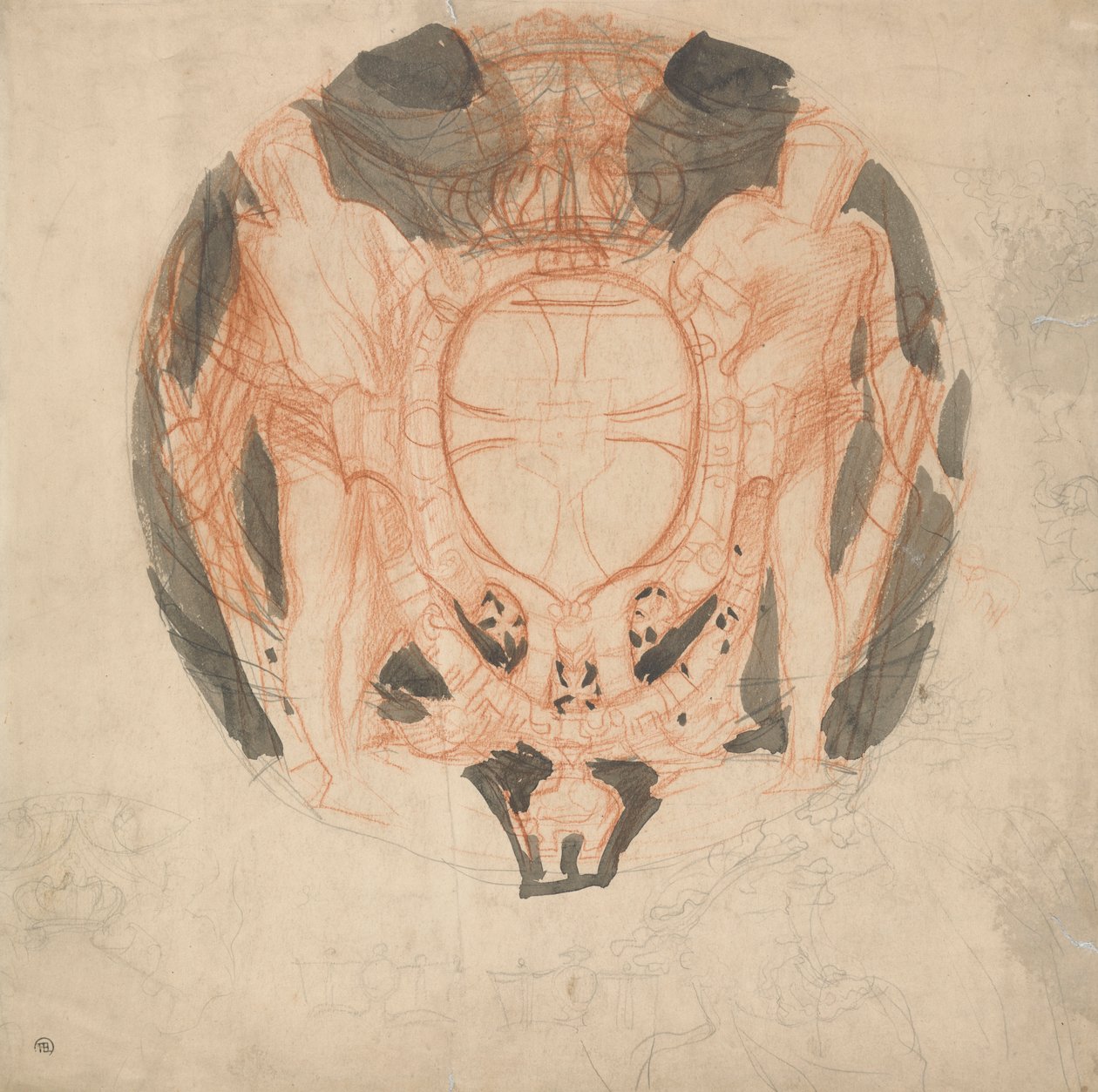 Design pro erb od Alfred Emile Stevens