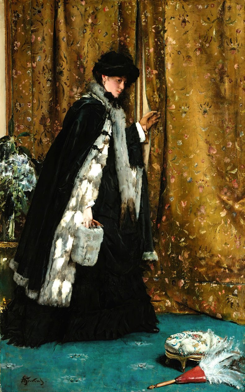 Ranní návštěva. od Alfred Emile Stevens