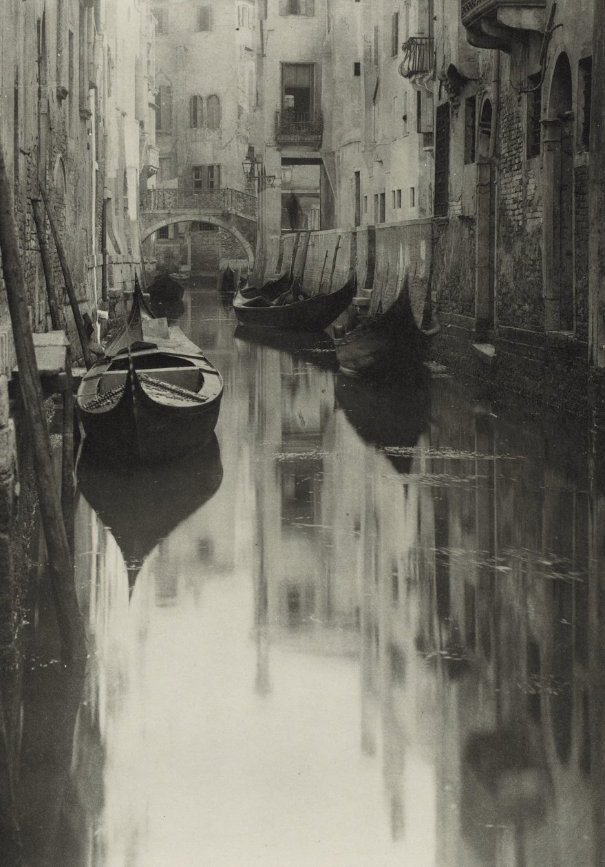Benátský kanál od Alfred Stieglitz