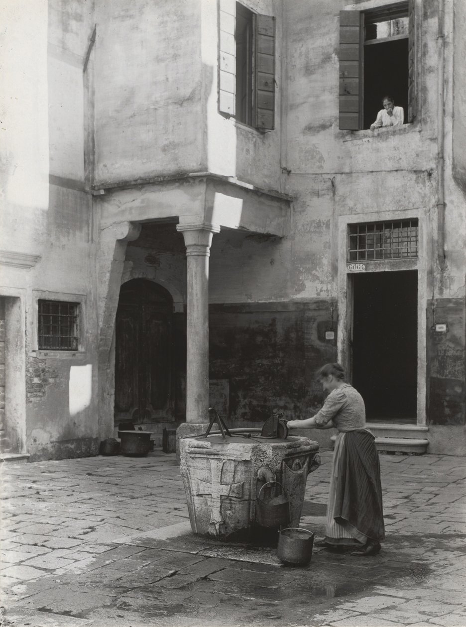 Benátská studna od Alfred Stieglitz
