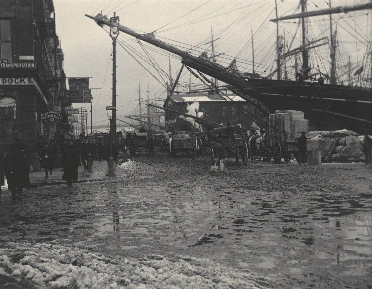 Coenties Slip od Alfred Stieglitz