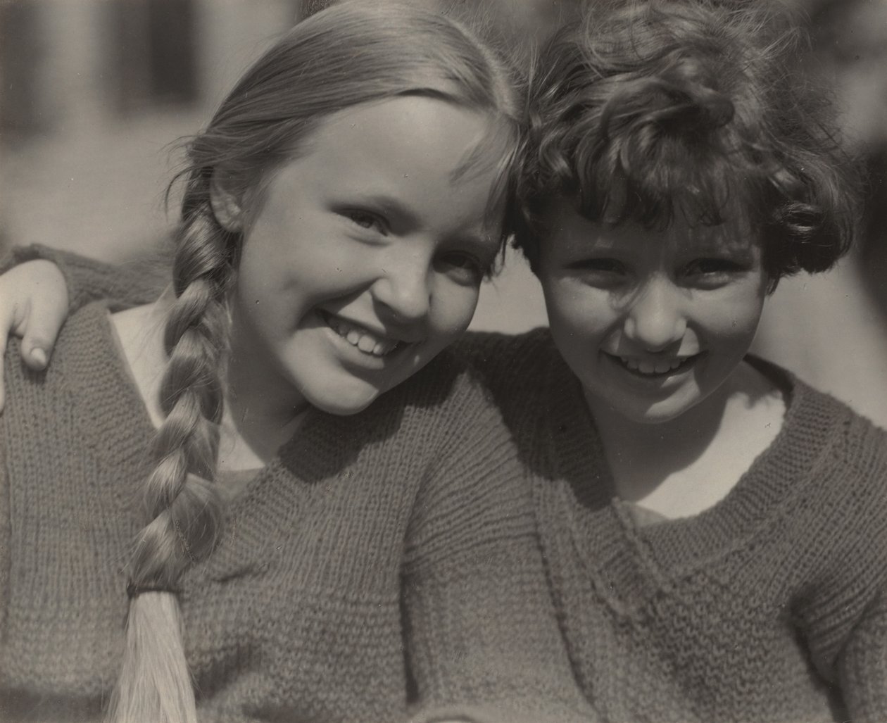 Elizabeth (Peggy) a Sue Davidsonovy od Alfred Stieglitz