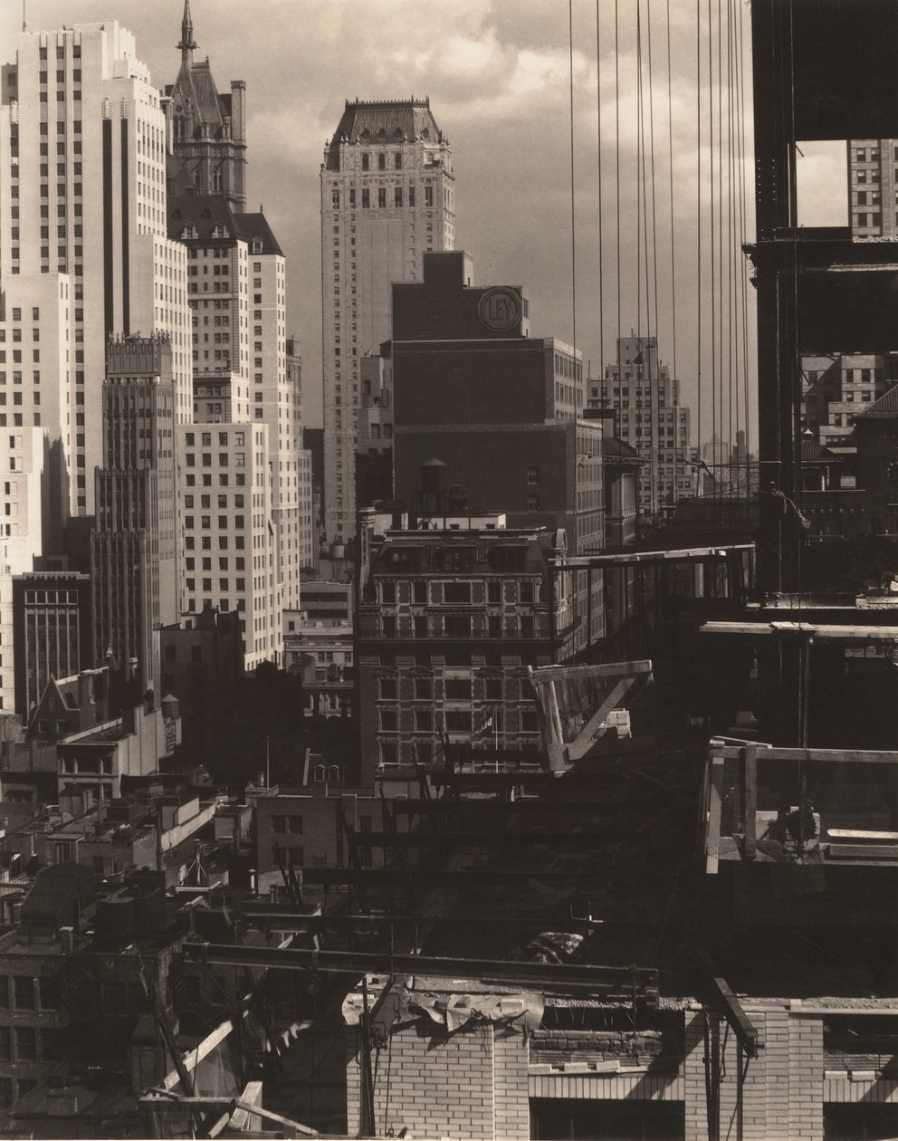 Z mého okna na americkém místě na severu od Alfred Stieglitz