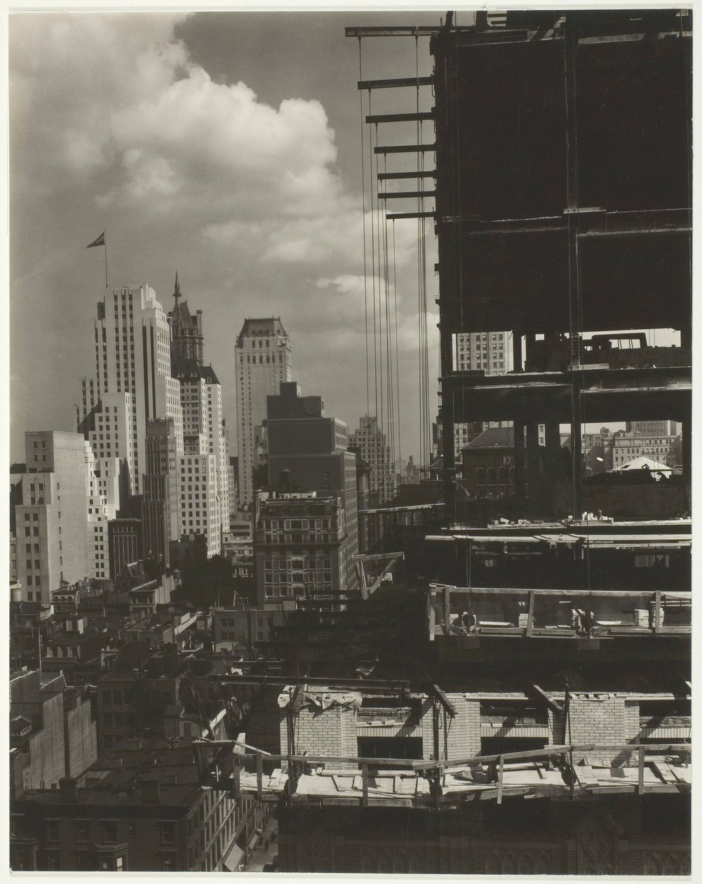 Z mého okna na americkém místě, sever, 1931. od Alfred Stieglitz