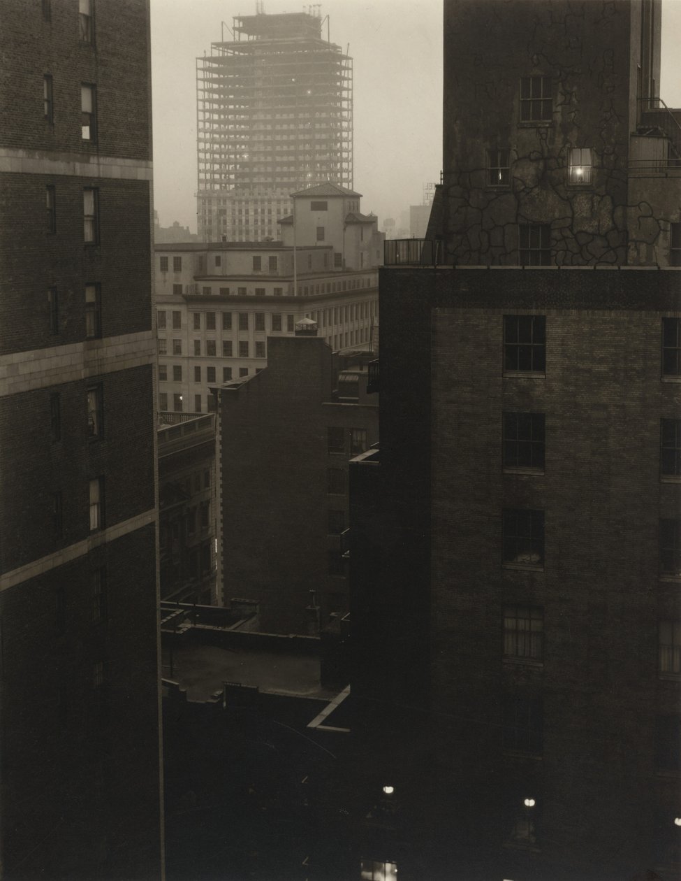 Z mého okna v An American Place, jihozápad od Alfred Stieglitz