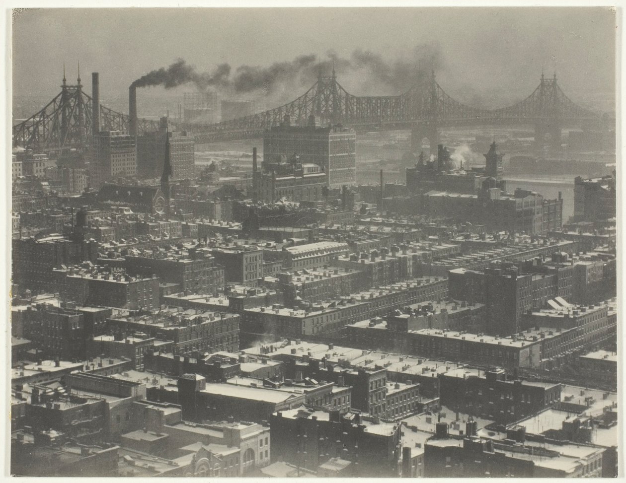 Z pokoje "3003" - The Shelton, New York, Pohled na severovýchod od Alfred Stieglitz