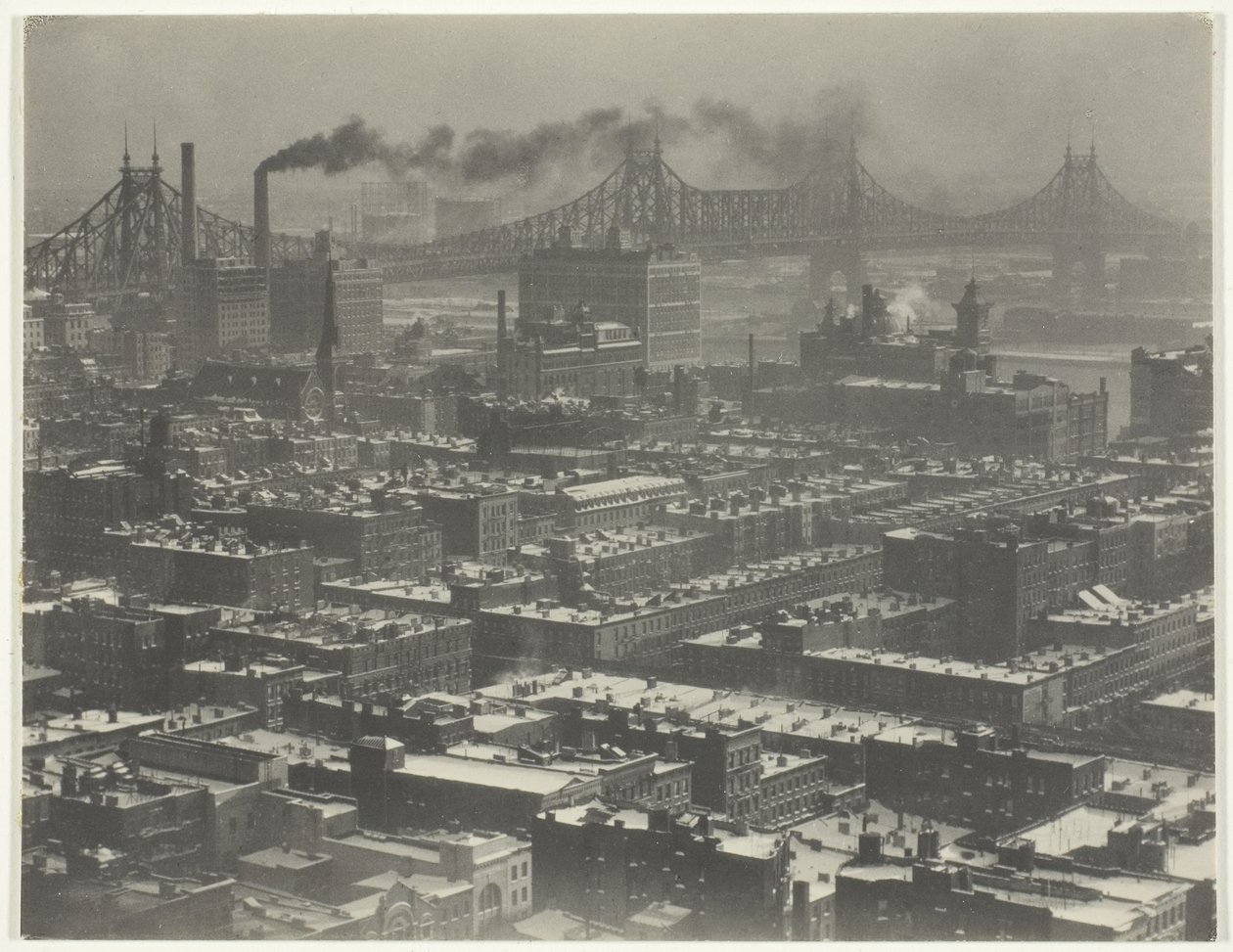 Z pokoje "3003" - The Shelton, New York, pohled na severovýchod od Alfred Stieglitz