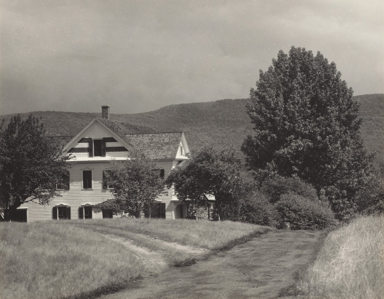 Dům na kopci od Alfred Stieglitz