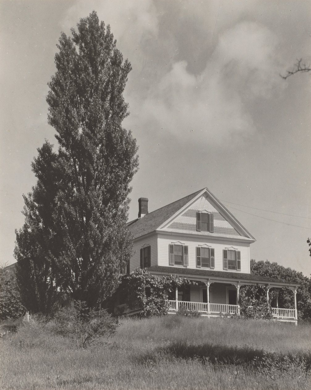 Dům na kopci, Lake George od Alfred Stieglitz