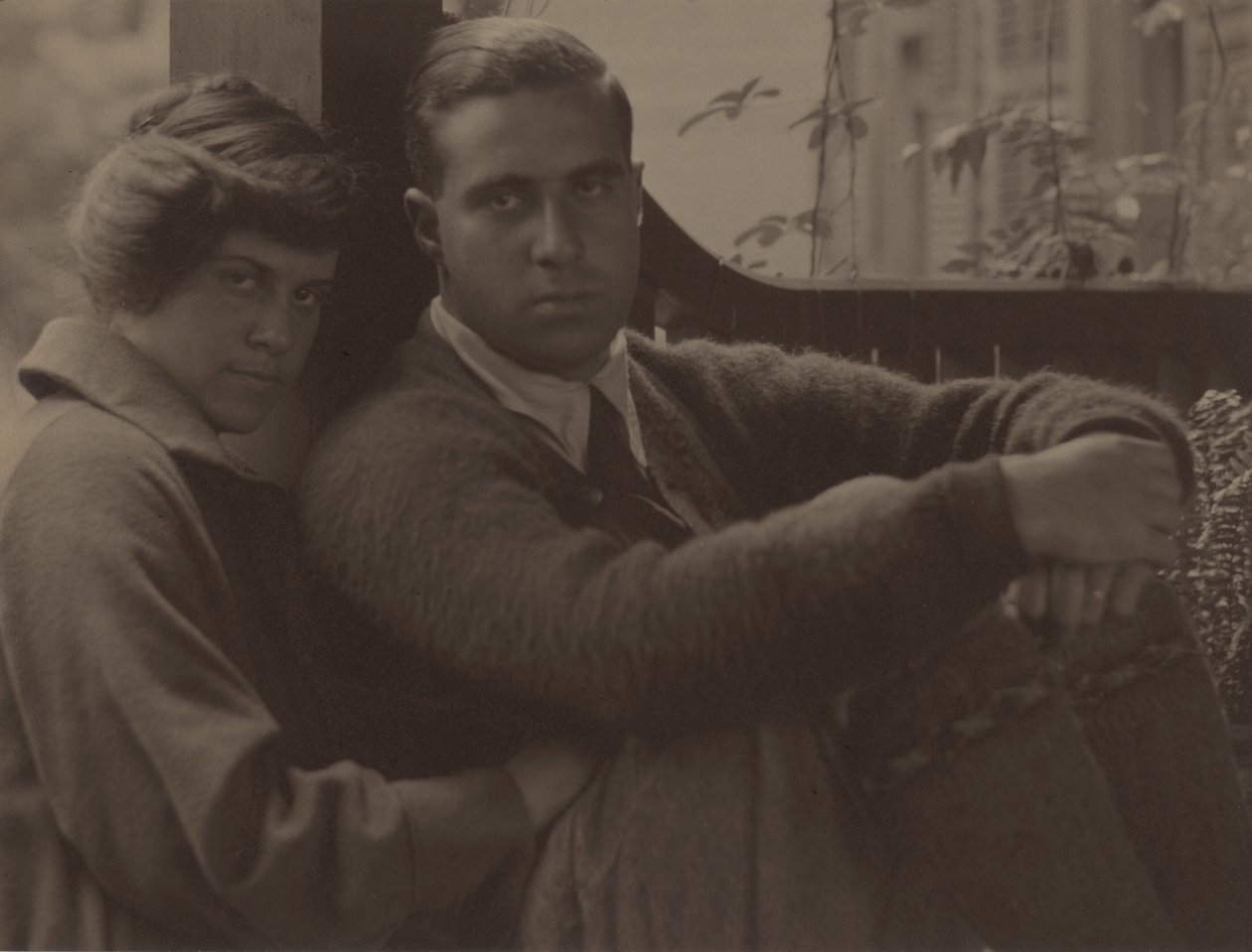 Kitty Stieglitzová a Edward Stieglitz od Alfred Stieglitz