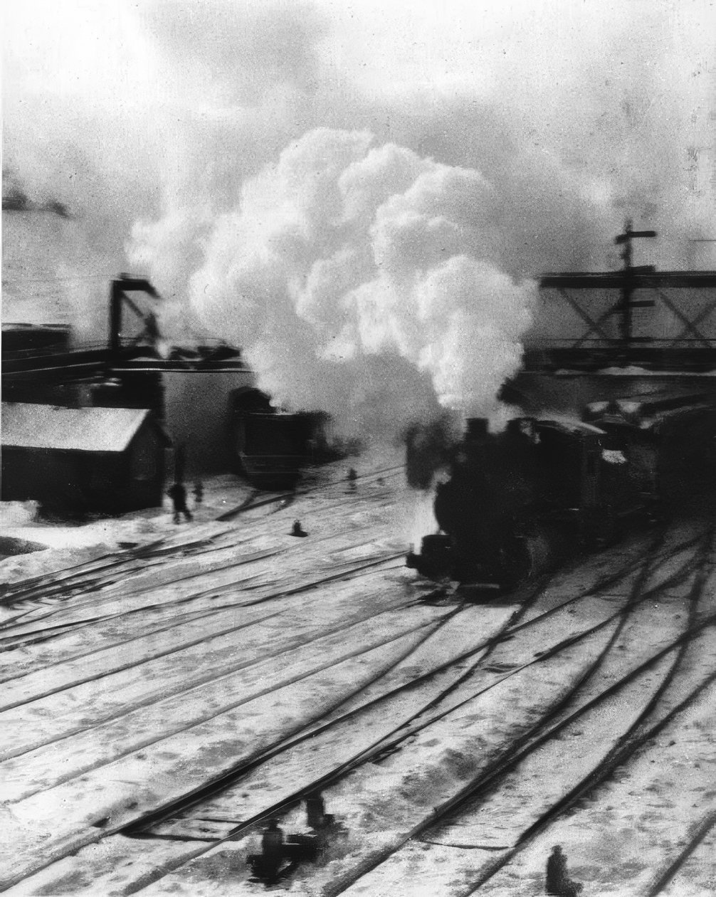 New York / Central Yards / Foto 1903 od Alfred Stieglitz